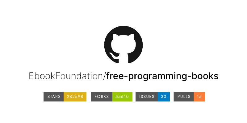 #编程 #书籍 免费编程书籍 一个多种编程语言的免费学习资源列表，由免费电子书基金会管理，支持中文
