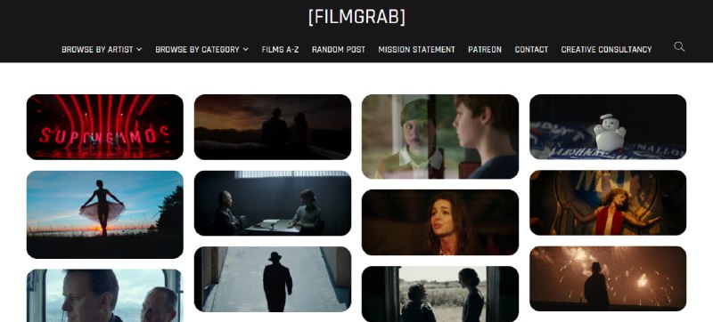 #影视 #素材 #web FILMGRAB 一个收录电影场景截图的网站，画质都很高清，可以按 电影、年份、地区、导演 等进行筛选