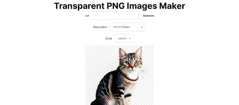 #素材 #AI #PNG #web FindPng 基于 AI 的 PNG 素材生成工具，输入关键词即可生成透明的素材，不满意可重复生成，图片分辨率为 512×512，免费使用，无需登录，需要登录