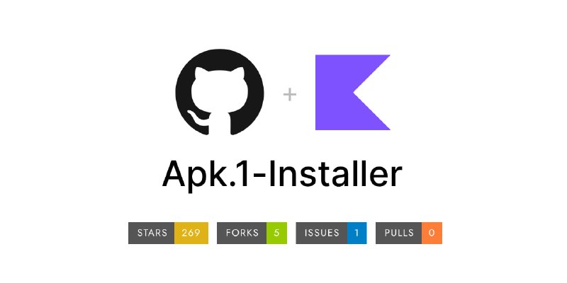 #微信 #apk #开源 Apk.1 Installer 通过 QQ 和微信发送 APK 文件时，文件名会被添加后缀 .1，导致无法安装，有了此工具，就可以直接安装了