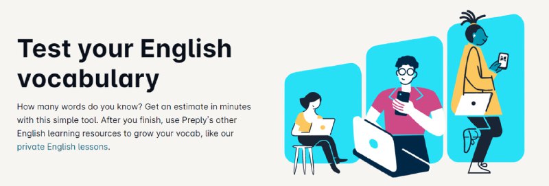 #英语 #Web英语单词词汇量测试网站会列出两页的单词，根据难易程度从低到高，对于认识的单词打钩即可，最后即可给出词汇量，个人认为还是蛮准确的