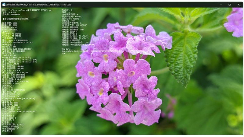 #看图 #图片 #开源 jarkViewer 看图 基于 opencv 和各大图像库开发的看图工具，特点是 LivePhoto 和 MotionPhoto 实况照片，支持超多格式，除了常见的静态、动态、RAW 格式外，还支持 avif, heic, webp, jxl 等新兴格式，支持读取图片 EXIF，stable-diffusion、Flux 等 AI 生图内嵌的提示词，免费开源，适用于 Windows 系统