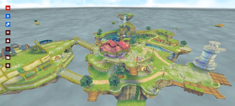 #趣站 #游戏 #web #开源 noclip.website 一个游戏场景博物馆，收录了很多 3D 游戏的场景模型，包括塞尔达传说、马里奥系列、黑暗之魂等，可以通过键盘鼠标自由的移动视角