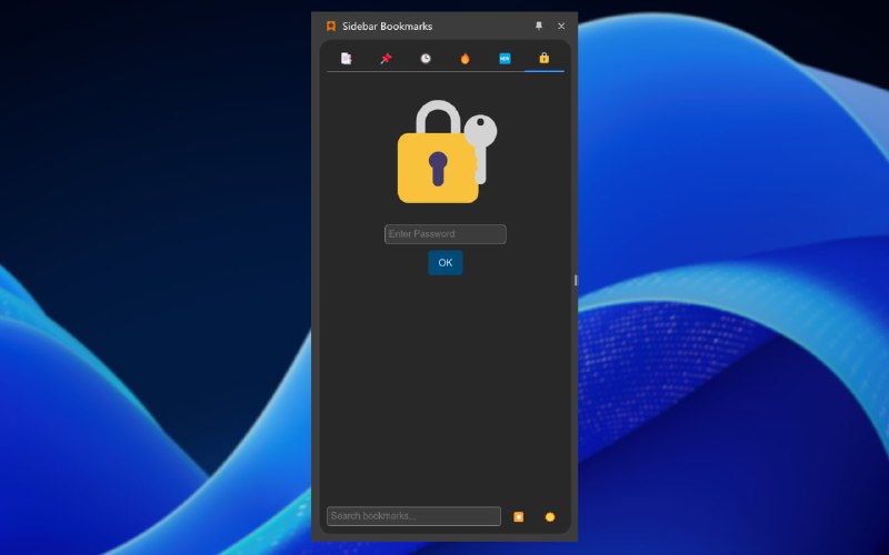 #插件 #书签 #隐私 侧边书签栏 一个为浏览器添加侧边书签栏的插件，支持置顶书签、最近访问、最常访问、最近添加和搜索功能，还有「书签加密」功能，可将敏感内容隐藏，输入密码方可查看，完全免费