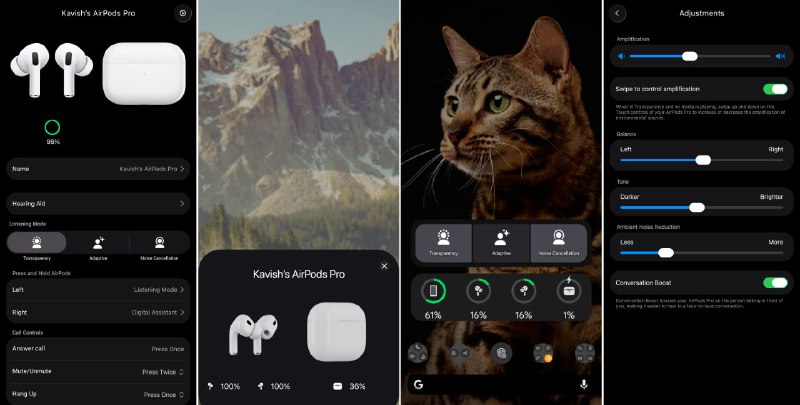 #耳机 #AirPods #开源 LibrePods 在其它设备上解锁 AirPods 的高级功能，如噪声控制切换、通透设置、电量显示、入耳检测、对话感知、头部手势控制、自定义长按、多设备连接、设备重命名及其它可定制辅助功能等，原理是通过对蓝牙协议栈的分析与实现，让设备在配对后能交互这些高级控制指令，并在 Android 端通过应用界面显示状态与提供设置入口，部分特性需要 root 或 Xposed 框架才能实现，免费开源