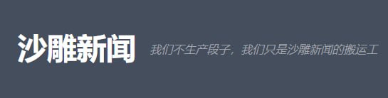 #趣站 #新闻 沙雕普拉斯 一个沙雕新闻聚合网站，很多新闻看了实在是无语，真的有被笑到