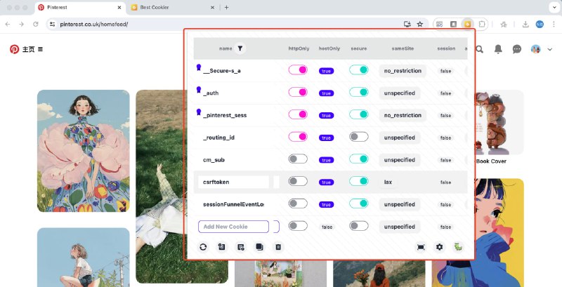 #cookie #插件 #隐私 #开源 Best Cookier 一个浏览器 Cookie 管理插件，支持 cookie 的增删改查、监控、导入导出等功能，可实现一些网站的账号共享功能，比如知乎、爱奇艺、掘金、v2、github 等，免费开源