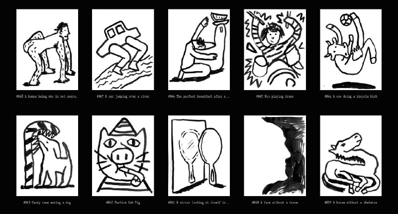 #趣站 #绘画 Prompt-Brush 一个真正的“人工”智能绘画网站，输入 prompt 后，作者会手工画一幅简笔画，出图质量非常狂野，就是速度比较慢，画好后会发送到预留的邮箱