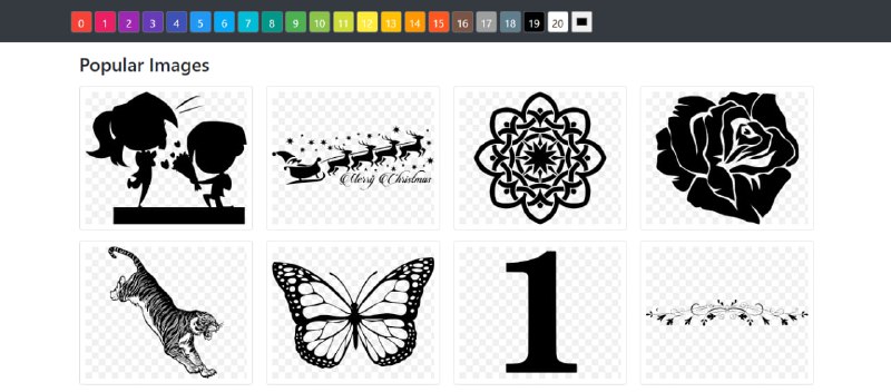 #SVG #素材 SVG Silh SVG 矢量素材库，涵盖人物、动物、节日、建筑、边框等多种类别，共计超 9 万个素材，支持搜索和按标签浏览，可下载为 SVG 和 PNG 格式，并可直接在线编辑图像，可用于商业用途且无需署名，完全免费，无需注册