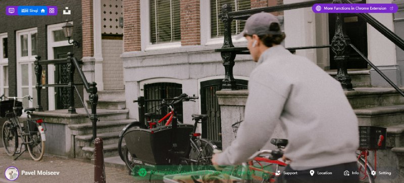 #插件 #标签页 漫步Unsplash 在新标签页随机展示来自 Unsplash 精选的摄影大片的浏览器插件，并提供光圈、焦距、ISO、快门速度等专业信息，且可借助谷歌街景，直接探寻照片拍摄地，支持收藏下载，免费使用