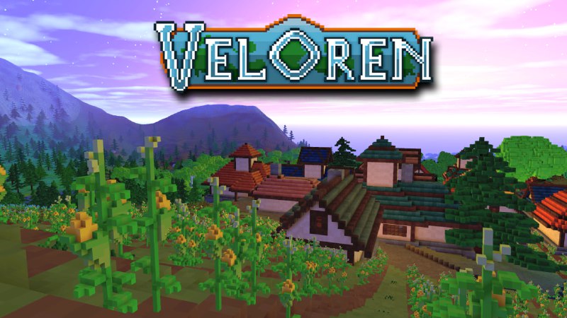#游戏 #开源Veloren 官方网站 丨 开源地址 一个用 Rust 编写的多人在线像素 RPG，它的灵感来自于《立方体世界》、《塞尔达传说：荒野之息》、《矮人堡垒》和《我的世界》等游戏，该游戏正在积极开发中，并拥有一个繁荣的玩家社区