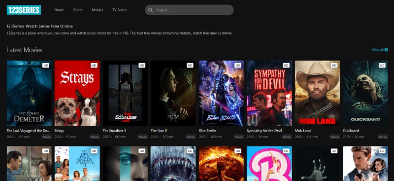 #影视 #web 123Series 一个海外影视站，与 MyFlixer 差不多，支持电影与电视剧，加载速度快，几乎无延迟，支持中文字幕，无广告，无需登陆