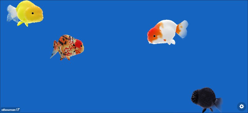 #趣站 #Web 在线养鱼 一个打发时间的喂鱼页面，鼠标点击即可投喂鱼粮，金鱼会争抢食物，还可以添加不同种类的鱼，怎么说呢？尝个鲜吧！实在无聊的可以看看