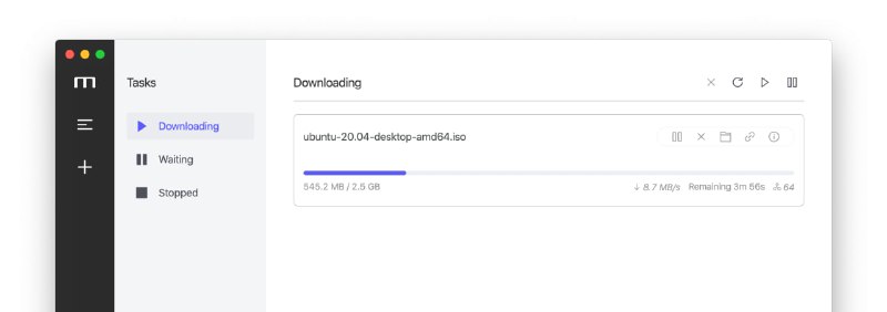 #下载 #Win #macOS #Linux #开源Motrix 官网 丨 开源地址 一款全能的下载工具，支持下载 HTTP、FTP、BT、磁力链等资源，界面简洁易用，免费开源