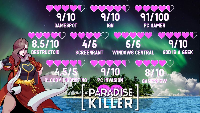 #EPIC #游戏 #限免  Epic 游戏圣诞连送 仅限当日领取  Paradise Killer 💵 价格 ¥62 → 免费 ❗️无法领取更多游戏的解决办法 频道 @WidgetChannel
