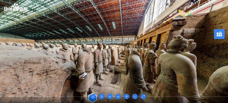 #趣站 秦始皇兵马俑 在线看秦始皇兵马俑，200 亿像素 360 度全景复现，支持转移视角，放大缩小，所及之处，纤毫毕现！baikebcs.bdimg.com/baike-museum3d/qinshihuang/index.html 频道 @WidgetChannel