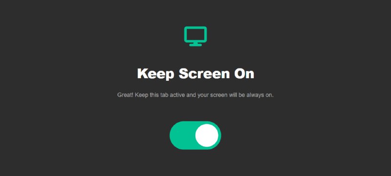 #趣站 Keep Screen On 如题，保持屏幕常亮，可使手机屏幕不会熄灭，感觉不到有什么实际用途呢，因为手机设置就可以做到吧