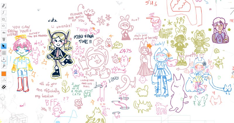 #画板 #开源 WBO 在线协作白板，允许多个用户实时绘制图形，也可创建私密白板，发送 URL 后即可与他人协作，支持铅笔、直线、形状、文本、橡皮擦、网格等功能，完全免费，无需注册