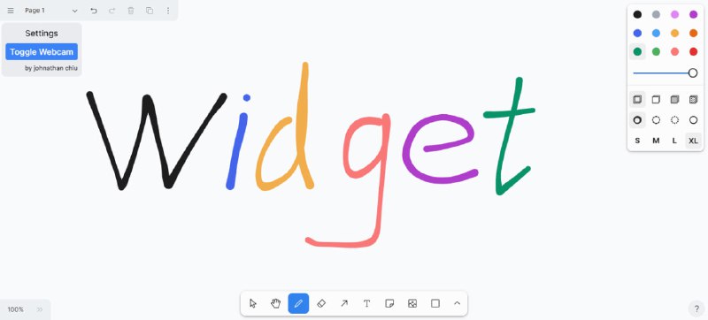 #画板 #web Floating Whiteboard 在线白板工具，可以用来写写画画，支持画笔、箭头、文字、便笺、插入图片、图形等，免费使用，无需注册