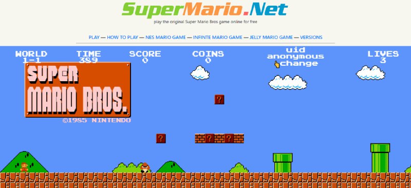 #游戏 #web Super Mario Game 「超级马里奥兄弟」在线版，完美复刻原版，可选择关卡和生成随机地图，打开即玩，无需注册
